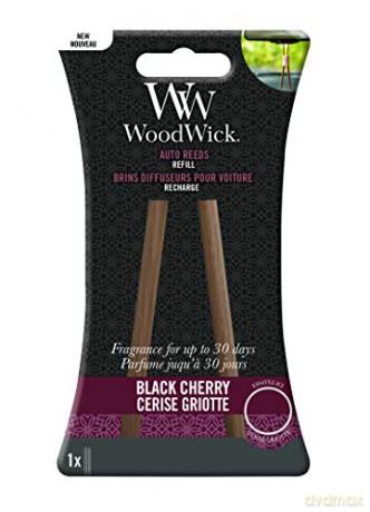 WoodWick Replacement incense sticks for Black Cherry (Auto Reeds Refill)