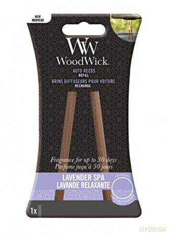 WoodWick Replacement incense sticks for Lavender Spa (Auto Reeds Refill)