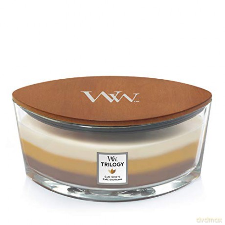 WoodWick Scented candle boat Trilogy Cafe Sweets 453 g