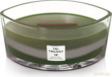 WoodWick Scented candle boat Trilogy Mountain Trail 453 g