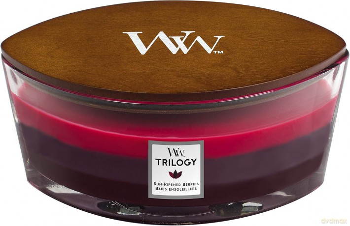 WoodWick Scented candle boat Trilogy Sun Ripened Berries 453 g
