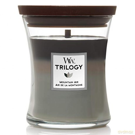 WoodWick Scented candle medium Trilogy Mountain Air 275 g