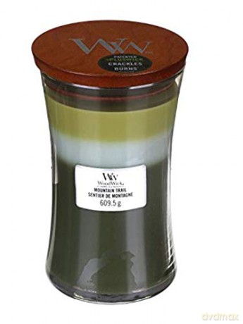 WoodWick Scented candle medium Trilogy Mountain Trail 275 g
