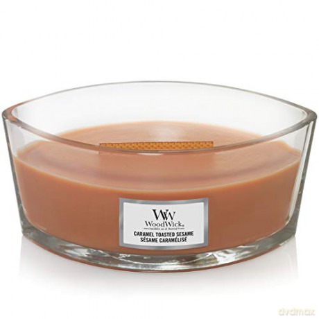 WoodWick Scented candle ship Caramel Toasted Sesame 453 g