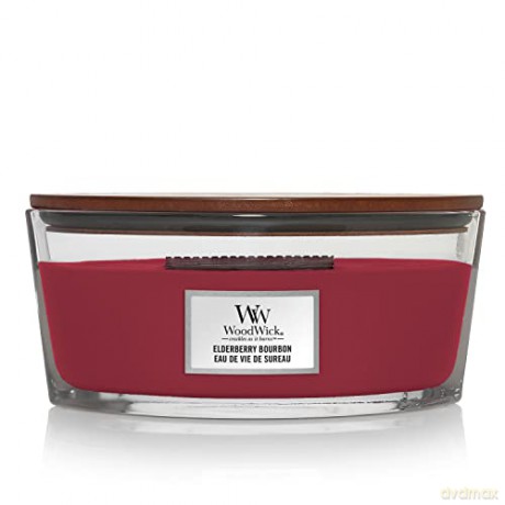 WoodWick Scented candle ship Elderberry Bourbon 453.6 g