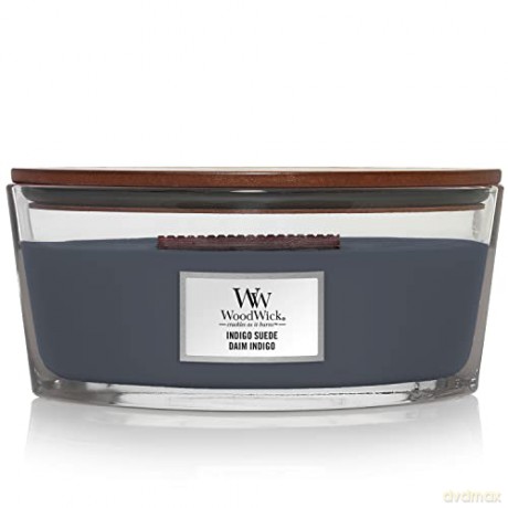 WoodWick Scented candle ship Indigo Suede 453.6 g