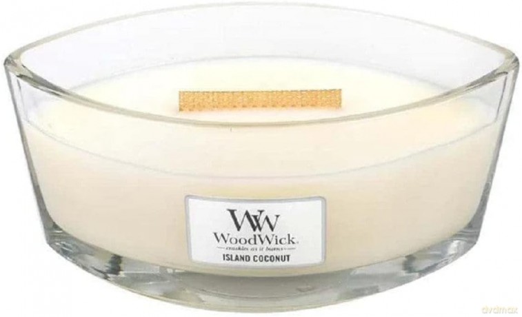 WoodWick Scented candle ship Island Coconut 453.6 g