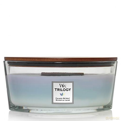 WoodWick Scented candle ship Trilogy Calming Retreat 453 g