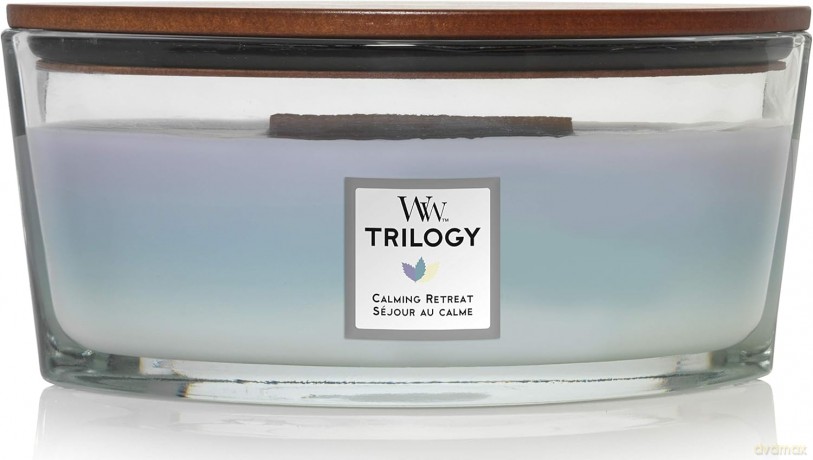 WoodWick Scented candle ship Trilogy Calming Retreat 453 g