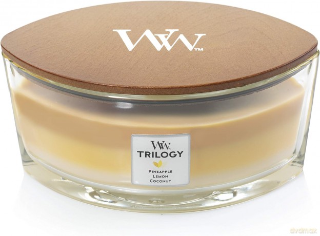 WoodWick Scented candle ship Trilogy Fruits of Summer 453 g