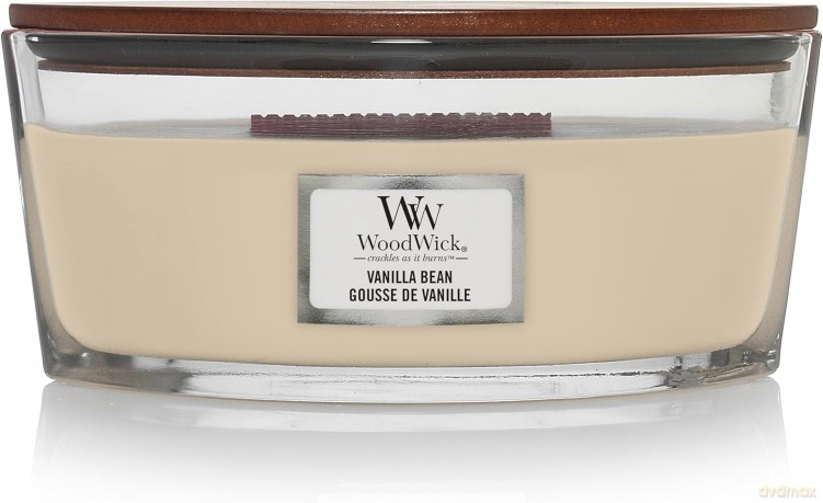 WoodWick Scented candle ship Vanilla Bean 453.6 g