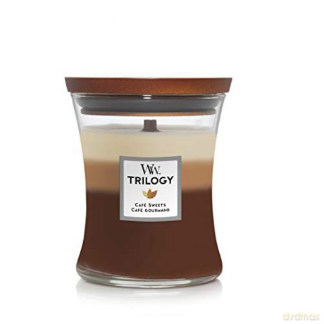 WoodWick Scented candle Trilogy Cafe Sweets 275 g