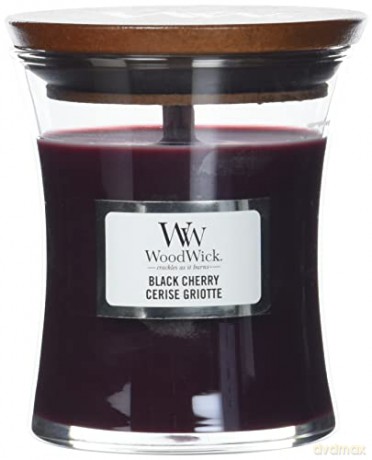 WoodWick Scented candle vase Black Cherry 85 g