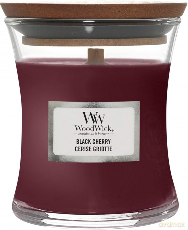WoodWick Scented candle vase Black Cherry 85 g
