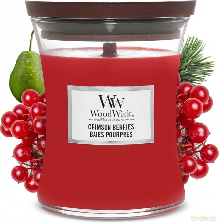 WoodWick Scented candle vase Crimson Berries 275 g