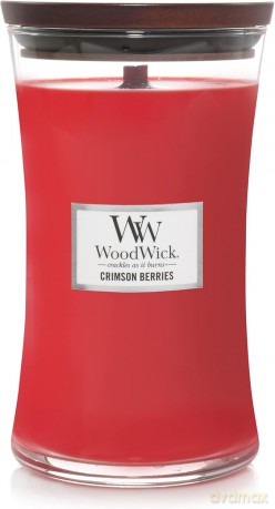 WoodWick Scented candle vase Crimson Berries 609 g