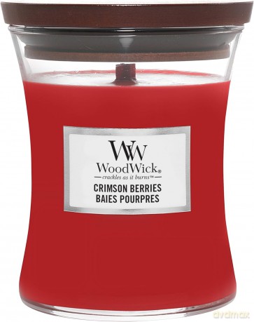 WoodWick Scented candle vase Crimson Berries 85 g