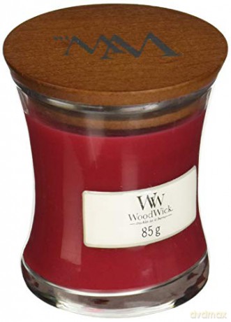 WoodWick Scented candle vase Currant 85 g