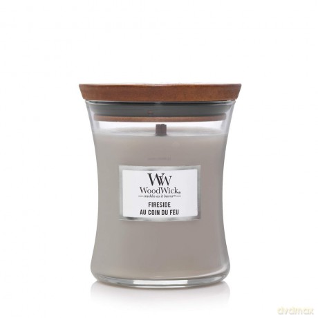 WoodWick Scented candle vase Fireside 275 g