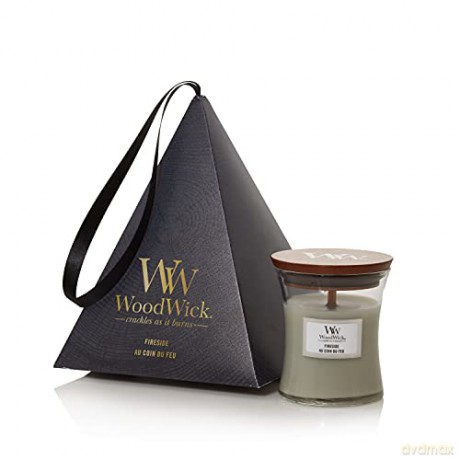 WoodWick Scented candle vase Fireside in a gift box 85 g