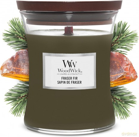 WoodWick Scented candle vase Frasier Fir 275 g