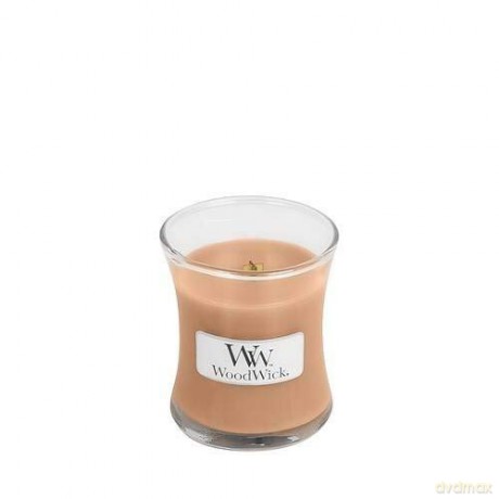 WoodWick Scented candle vase Gold en Milk 85 g