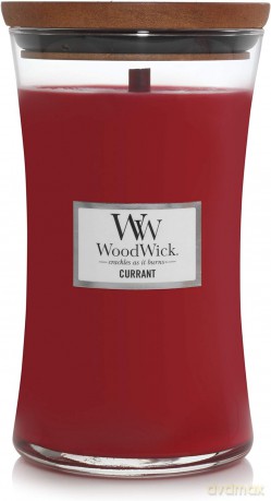 WoodWick Scented candle vase large Currant 609.5 g
