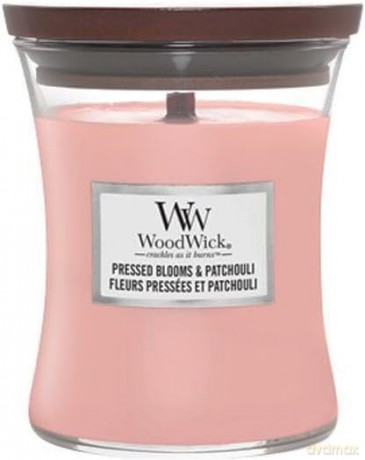 WoodWick Scented candle vase large Pressed Blooms & Patchouli 609.5 g
