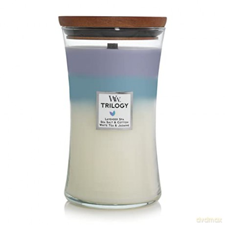 WoodWick Scented candle vase large Trilogy Calming Retreat 609.5 g
