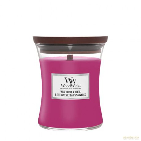 WoodWick Scented candle vase medium Wild Berry & Beets 275 g