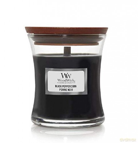 WoodWick Scented candle vase small Black Peppercorn 85 g