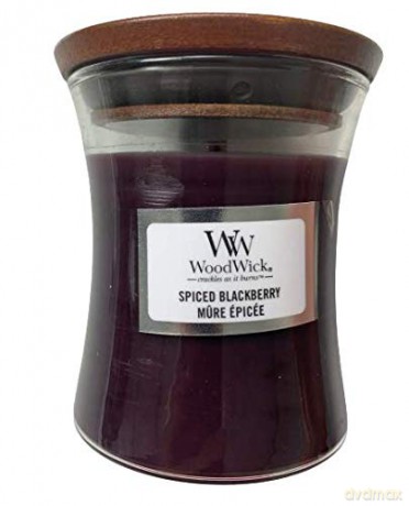 WoodWick Scented candle vase Spiced Blackberry 85 g