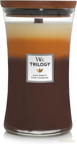 WoodWick Scented candle vase Trilogy Cafe Sweets 609.5 g