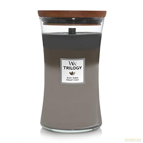 WoodWick Scented candle vase Trilogy Cozy Cabin 609.5 g