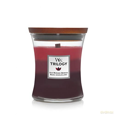 WoodWick Scented candle vase Trilogy Sun-Ripened Berries 275 g