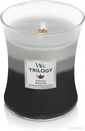 WoodWick Scented candle vase Trilogy Warm Woods 275 g