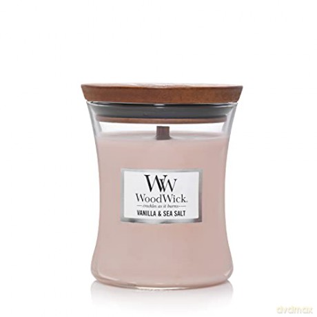 WoodWick Scented candle vase Vanilla & Sea Salt 275 g