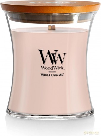 WoodWick Scented candle vase Vanilla & Sea Salt 275 g