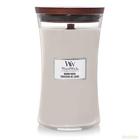 WoodWick Scented candle vase Warm Wool 609.5 g