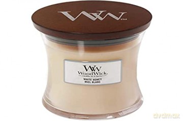 WoodWick Scented candle vase White Honey 275 g