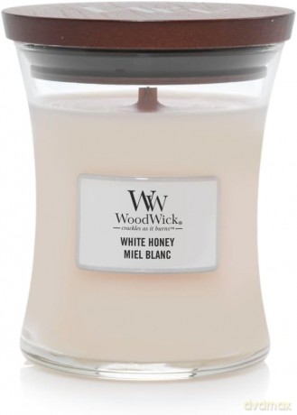 WoodWick Scented candle vase White Honey 275 g