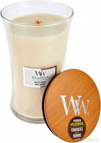 WoodWick Scented candle vase White Honey 609.5 g