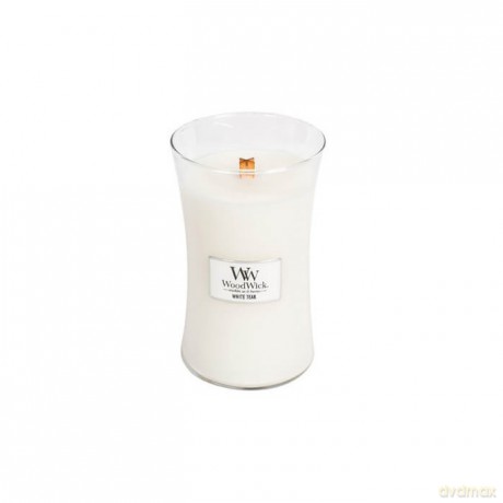 WoodWick Scented candle vase White Teak 609.5 g