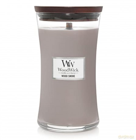 WoodWick Scented candle vase Wood Smoke 609.5 g
