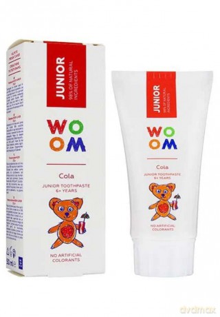 WOOM Children´s toothpaste Junior Cola (Junior Toothpaste 6+ Years) 50 ml