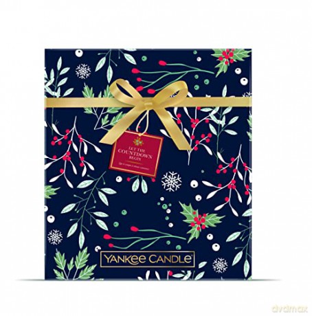 Yankee Candle Kalendarz Adwentowy Countdown to Christmas 12 pcs of votive candles, 12 tea candles + 1 candlestick