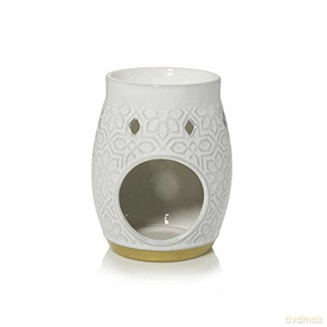 Yankee Candle Aromalampa Ceramic Addison Patterned for scented waxes