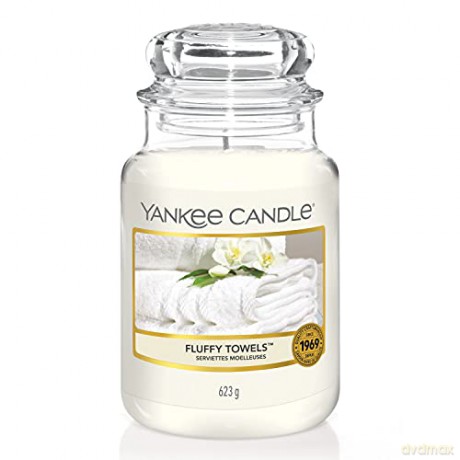 Yankee Candle Aromatic Candle Classic Large Fluffy Towels 623 g