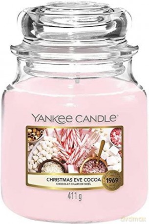 Yankee Candle Aromatic candle Classic medium Christmas Eve Cocoa 411 g