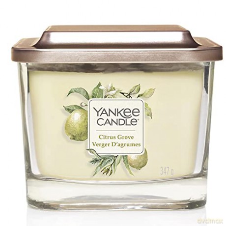 Yankee Candle Aromatic Candle Medium Square Citrus Grove 347 g
